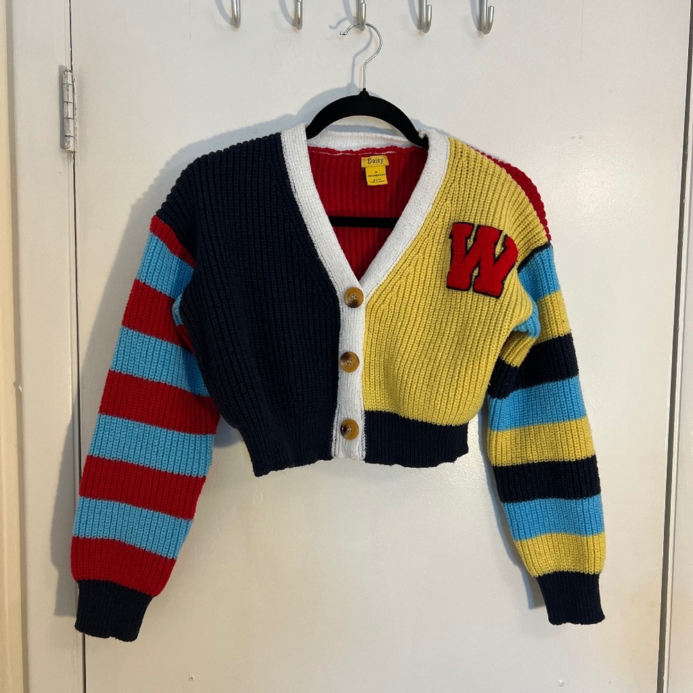 Daisy Bright kid core cropped sweater